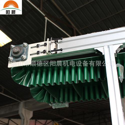 专业定做爬坡皮带输送线 佛山工厂流水线的高效供料与装卸解决方案